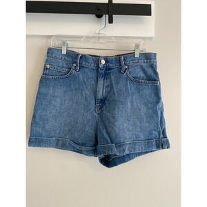 Gap Super High Rise Jean Shorts 31R Blue